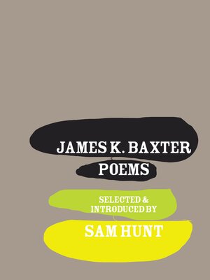 cover image of James K. Baxter